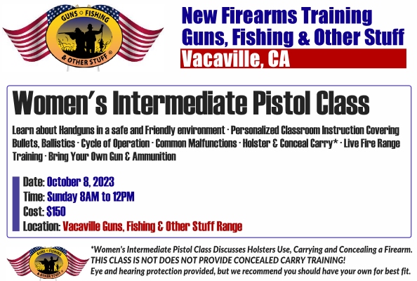 Women's Intermediate Pistol Class - Guns, Fishing and Other Stuff